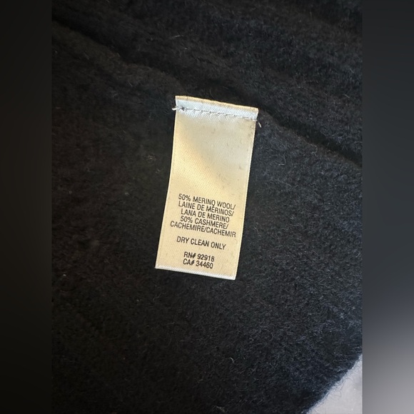 JUICY COUTURE Black Cashmere Cardigan Sweater - Women’s Size M - Picture 7 of 12